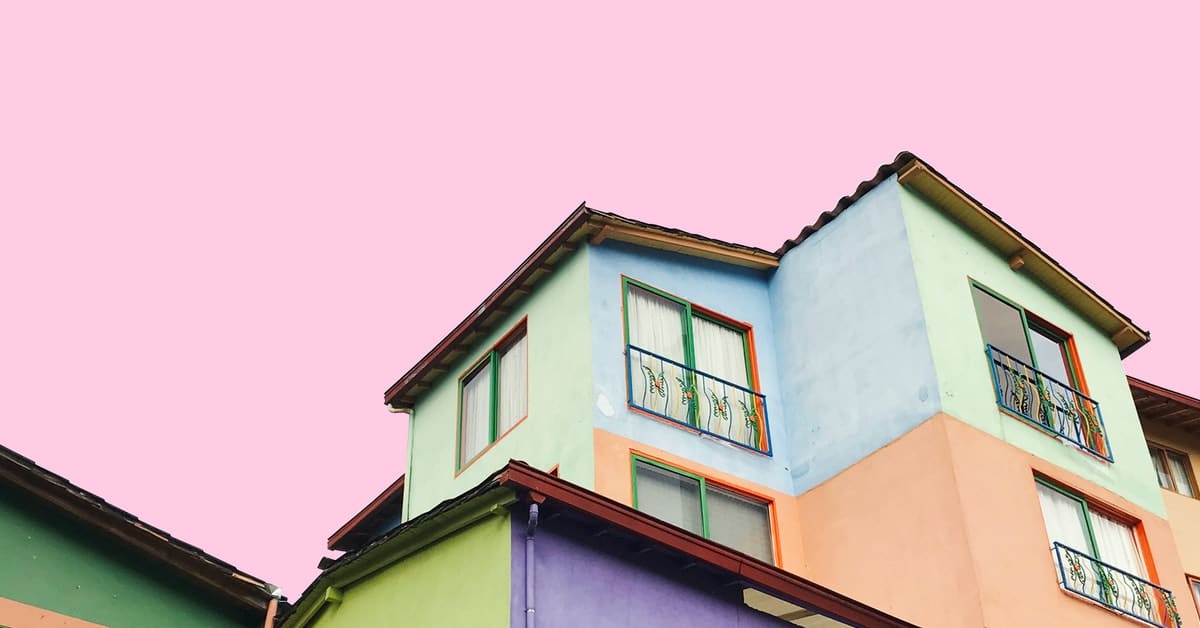 colorful house bought through mortgage assumption