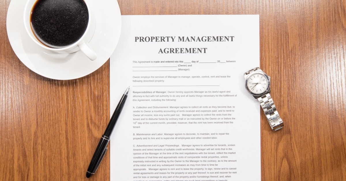 property management contract
