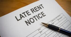 ho to write a past due rent notice